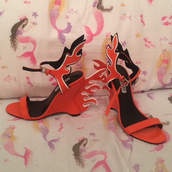 High heels flame /orange 6M - Picture 1 of 5